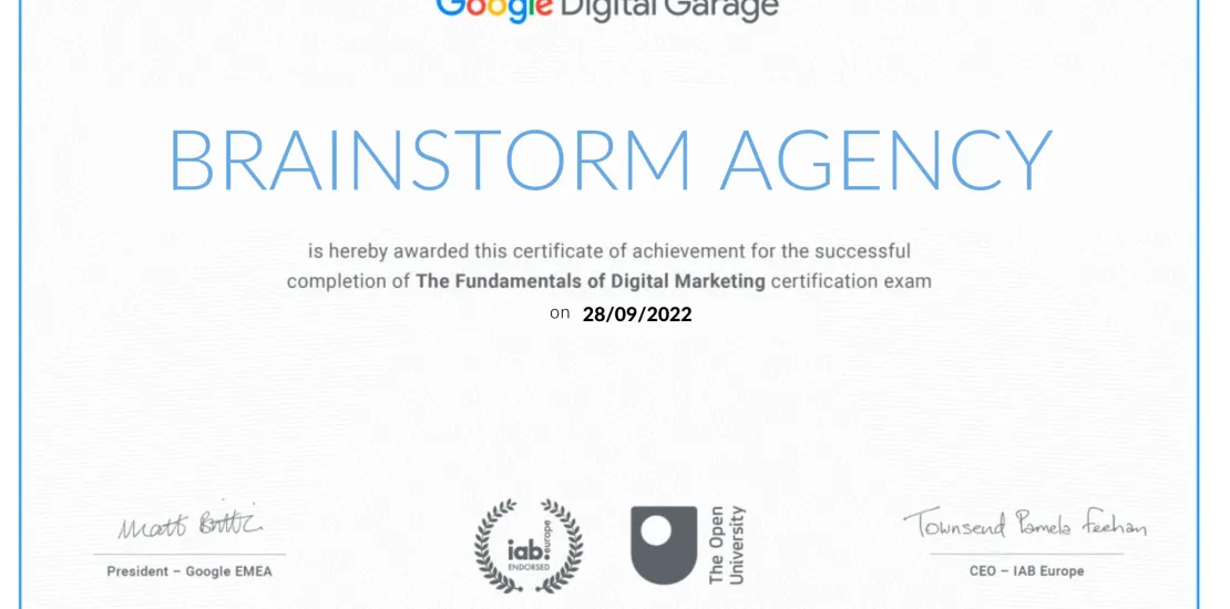 Brainstorm Marketing Agency